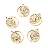 201 Stainless Steel Pendants X-STAS-G258-09G-1