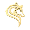 304 Stainless Steel Pendants STAS-Q255-06G-1