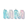 Transparent Epoxy Resin Pendants CRES-XCP0001-32M-1