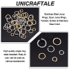 Unicraftale 90Pcs 6 Styles 304 Stainless Steel Jump Rings STAS-UN0038-42-3