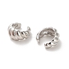 Brass Cuff Earrings EJEW-L270-001P-2