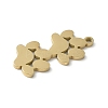 304 Stainless Steel Pendants STAS-E501-01G-02-3