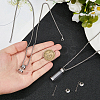 Transparent Glass Wishing Bottle Pendant NJEW-HS0001-01P-3