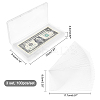 Plastic Paper Money Holder with Storage Case AJEW-WH0140-45-2
