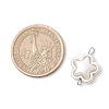 Alloy & ABS Plastic Imitation Pearl Star Connector Charms PALLOY-JF03871-2