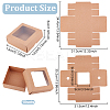 Folding Kraft Paper Cardboard Jewelry Gift Boxes LS-CON-WH0092-25C-2