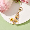 Glass Beads Pendant Decorations HJEW-MZ00044-2