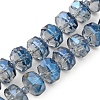 Transparent Electroplate Glass Beads Strands EGLA-P062-01A-FR01-1