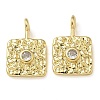 Rack Plating Brass Cubic Zirconia Pendants KK-K392-05G-1