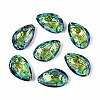 112Pcs Electroplate Glass Charms EGLA-T029-04D-1
