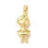 Brass Pendants KK-Z073-12G-1
