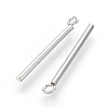 Tarnish Resistant 202 Stainless Steel Pendants STAS-F186-03P-1.5x20mm-1