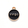 Alloy Enamel Pendants ENAM-S124-01B-08B-3