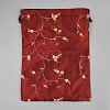 Embroidery Flower Burlap Packing Pouches Drawstring Bags LS-ABAG-WH0048-39C-1