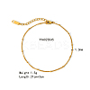 304 Stainless Steel Cable Chain Bracelets for Women RN9449-5-1