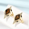 Brass Micro Pave Cubic Zirconia Cuff Rings for Women GG-CBA7610-11G-01-1