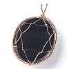 Natural Obsidian Big Pendants G-G771-C05-3