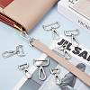 10Pcs 5 Styles Alloy Swivel Lobster Claw Clasps FIND-BBC0003-81P-4