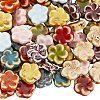 60Pcs 10 Colors Handmade Porcelain Beads for Necklaces Bracelets Making PORC-SC0001-24-7