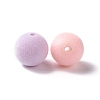 Flocky ABS Plastic Beads KY-G025-02A-2