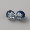 Two Tone Transparent Crackle Glass Beads LS-GLAA-WH0038-15G-2