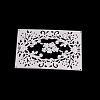 Rectangle with Flower Frame Carbon Steel Cutting Dies Stencils LS-DIY-F028-33-2
