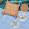 80Pcs Alloy Beads TIBEB-SP0001-14AS-6