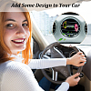 6Pcs 6 Styles Natural Agate Car Air Vent Clips HJEW-OC00061-6