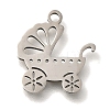 201 Stainless Steel Pendants STAS-R136-27P-1