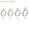 Brass Cup Peg Open Cuff Ring Settings LS-KK-G518-02P-03-4
