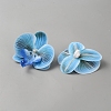 PU Leather Flower Shoe Buckle Clips DIY-WH0816-033E-2