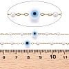 Handmade Lampwork&Imitation Pearl Beads Chains CHS-T006-13G-3