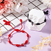 2Pcs 2 Colors  Adjustable Braided Nylon Cords Bracelet Making AJEW-TA0001-51-5