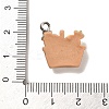 Opaque Resin Pendants LS-RESI-G097-01D-3