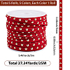 CALFOVERA 5 Rolls 5 Colors Faux Suede Cord LW-CL0001-02D-2