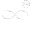 Hypoallergenic Bioceramics Zirconia Ceramic Ring Stud Earrings EJEW-Z023-01H-1