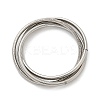 201 Stainless Steel Trinity Interlocking Ring Finger Rings FS-WG6776A-07-1