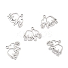 Non-Tarnish 201 Stainless Steel Pendants STAS-K003-06P-1