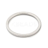 304 Stainless Steel Simple Plain Band Finger Ring for Women Men RJEW-F152-05P-F-2