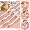 Glass Pearl Beads Strands SHEL-WH0001-009A-1-5