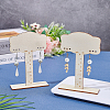 1 Set Wooden Earring Display Stands EDIS-BC0001-03-5