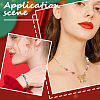 Christmas Themed Transparent Acrylic Beads MACR-SP0001-30A-5