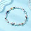 Natural Mixed Gemstone Beaded Stretch Bracelets for Women BJEW-JB13199-01-1
