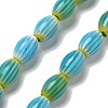 Handmade Millefiori Lampwork Beads Strands LAMP-F035-12H-1