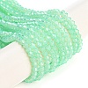 Baking Paint Transparent Glass Beads Strands DGLA-F029-J2mm-05-1