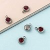 201 Stainless Steel Rhinestone Charms STAS-S068-01-3