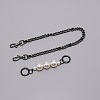 Zinc Alloy Curb Chain Bag Straps FIND-TAC0003-14A-2