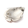 Zinc Alloy Crystal Rhinestone Resin Fish Brooch LS-JEWB-U010-01P-02-2