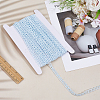 15 Yards Polyester Lace Trims SRIB-MA0001-09A-4