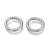 Non-Tarnish 201 Stainless Steel Clip-on Earrings EJEW-L256-04B-P-1